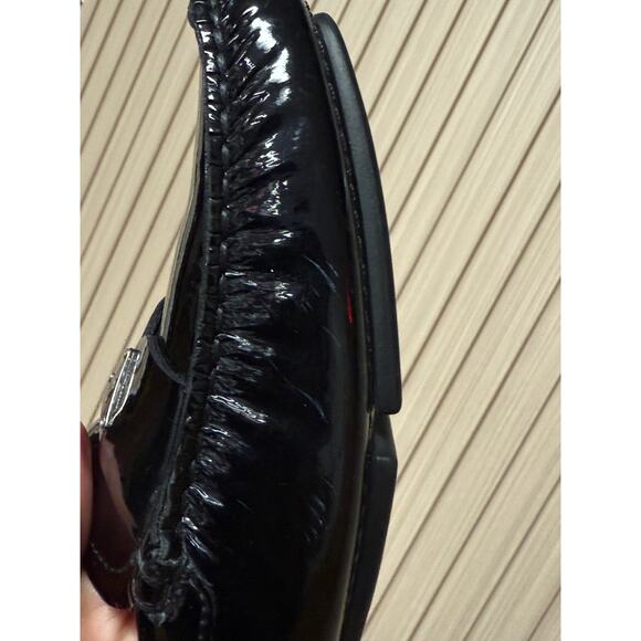 Prada Black Leather Loafers Classic Flats - Picture 14 of 16